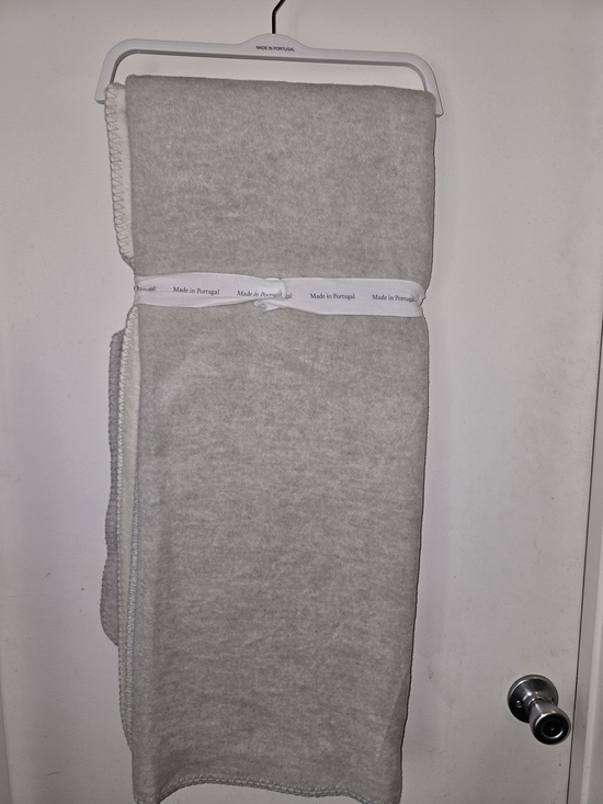 Other - Soft Light Gray Knit Throw Blanket